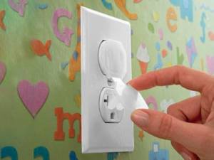 Babyproof electrical outlet caps