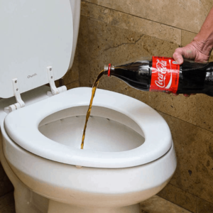Coca cola toilet cleanser