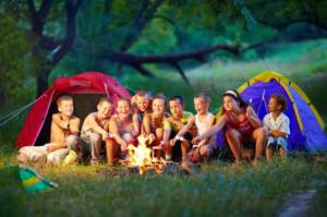 Outdoor camping this summer