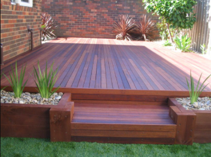 DIY timber decking